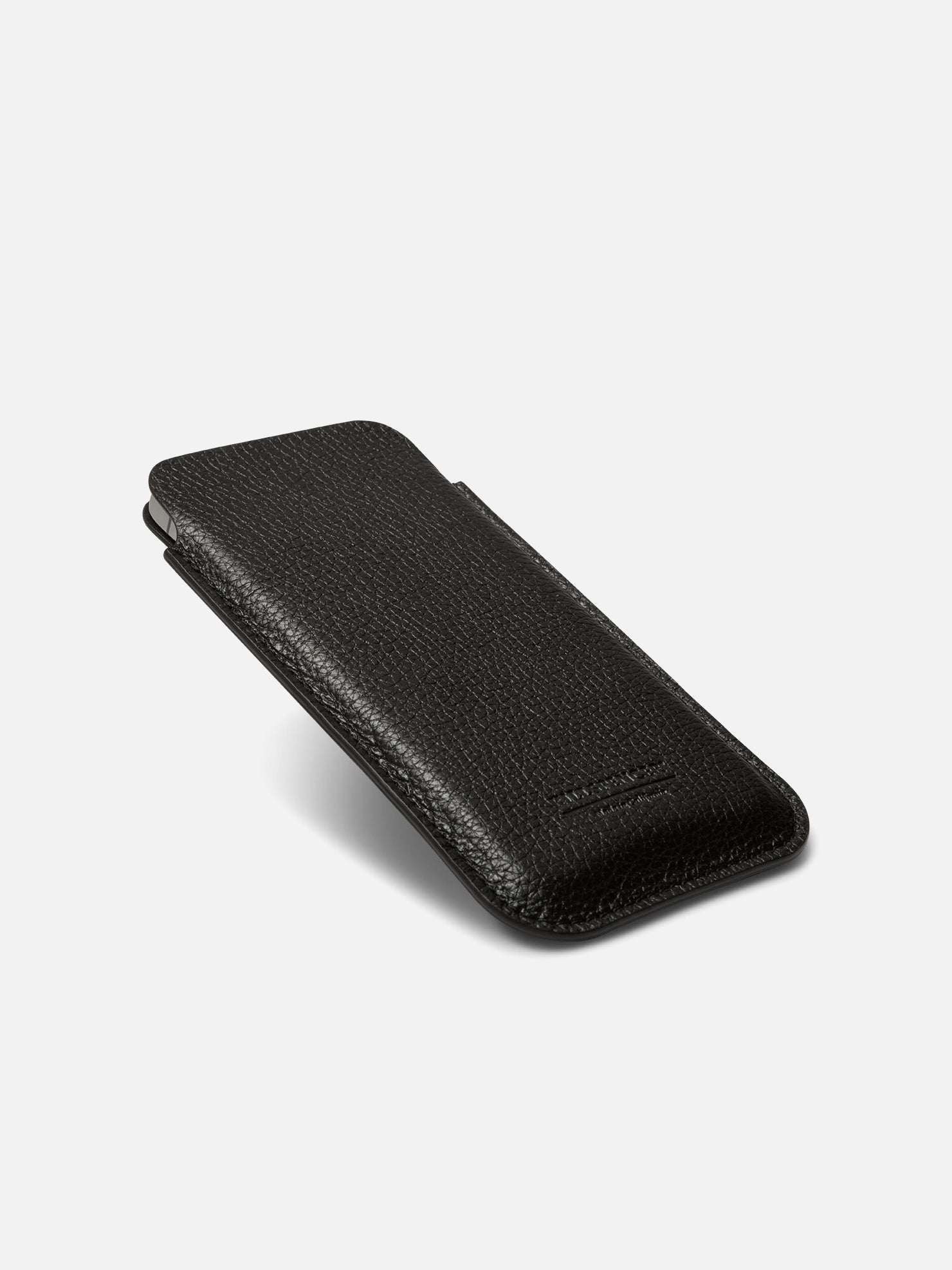 POUCH FOR IPHONE | KILLSPENCER® - Black Leather