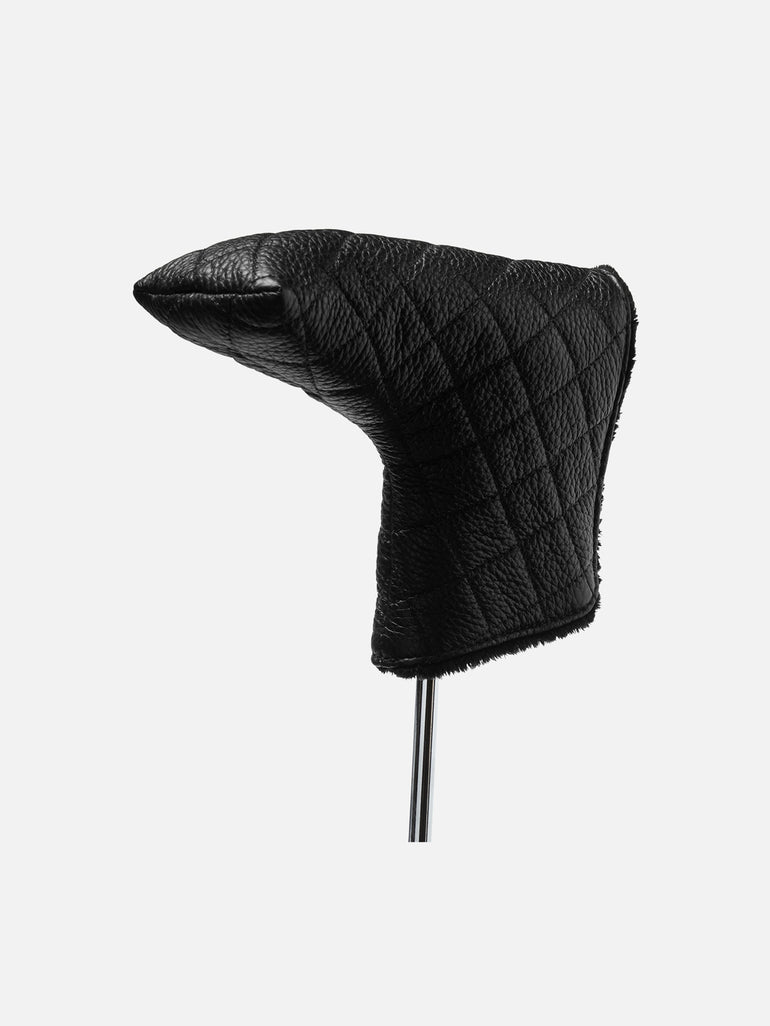 PUTTER COVER | KILLSPENCER® - Black Quilted Leather
