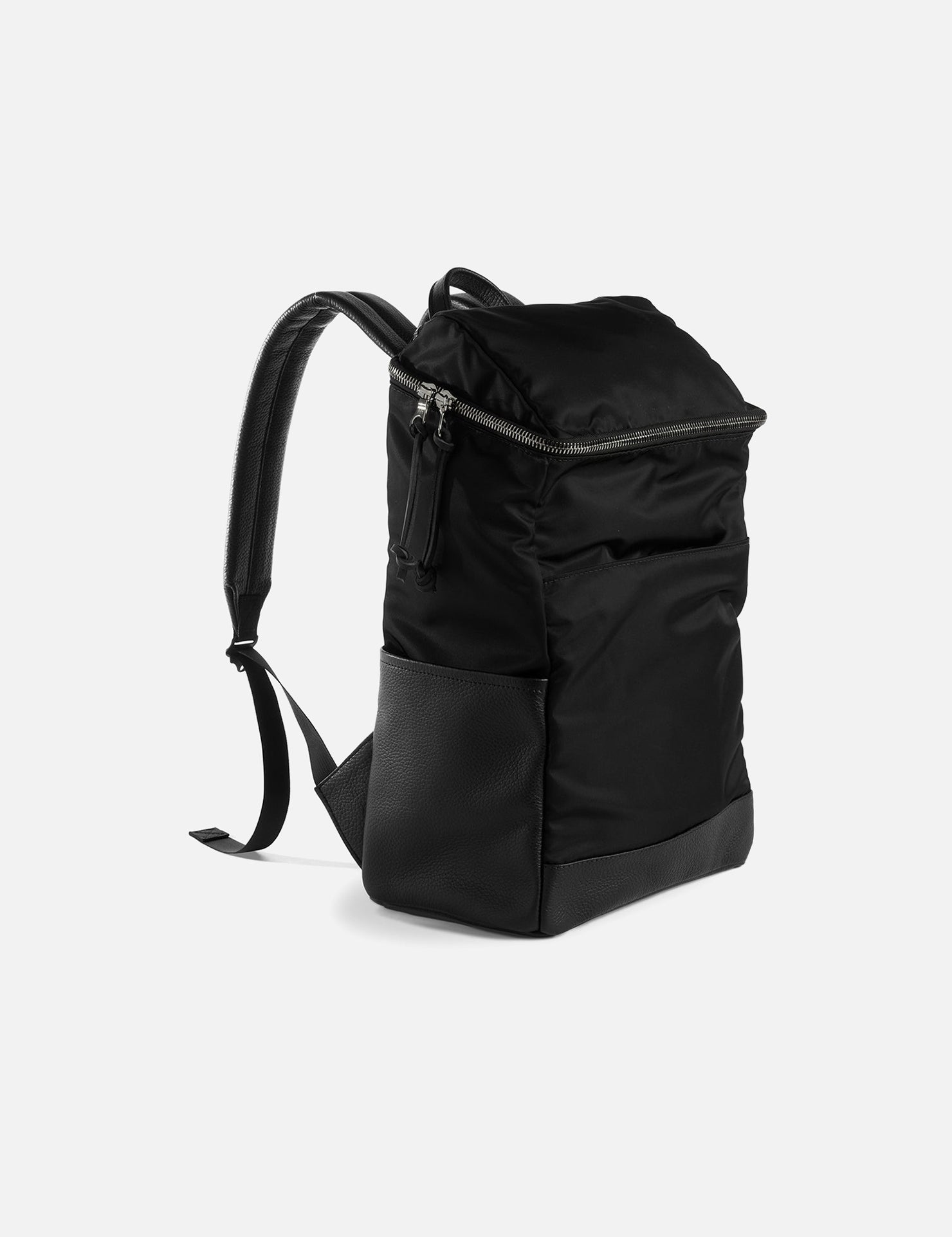 R-22 RUCKSACK | KILLSPENCER® - Black Italian Nylon and Leather