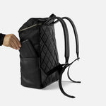 R-22 RUCKSACK | KILLSPENCER® - Black Italian Nylon and Leather