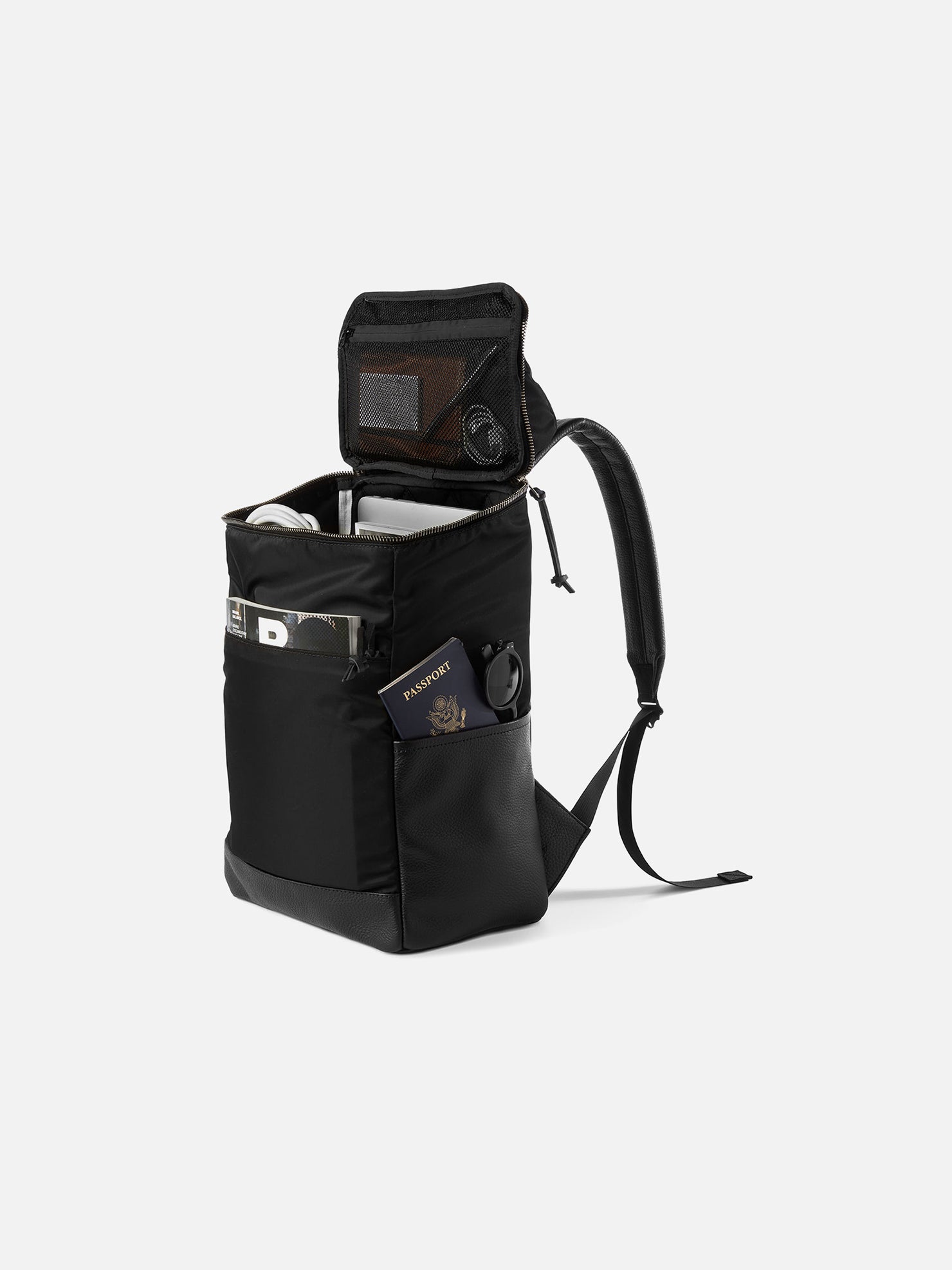 R-22 RUCKSACK | KILLSPENCER® - Black Italian Nylon and Leather