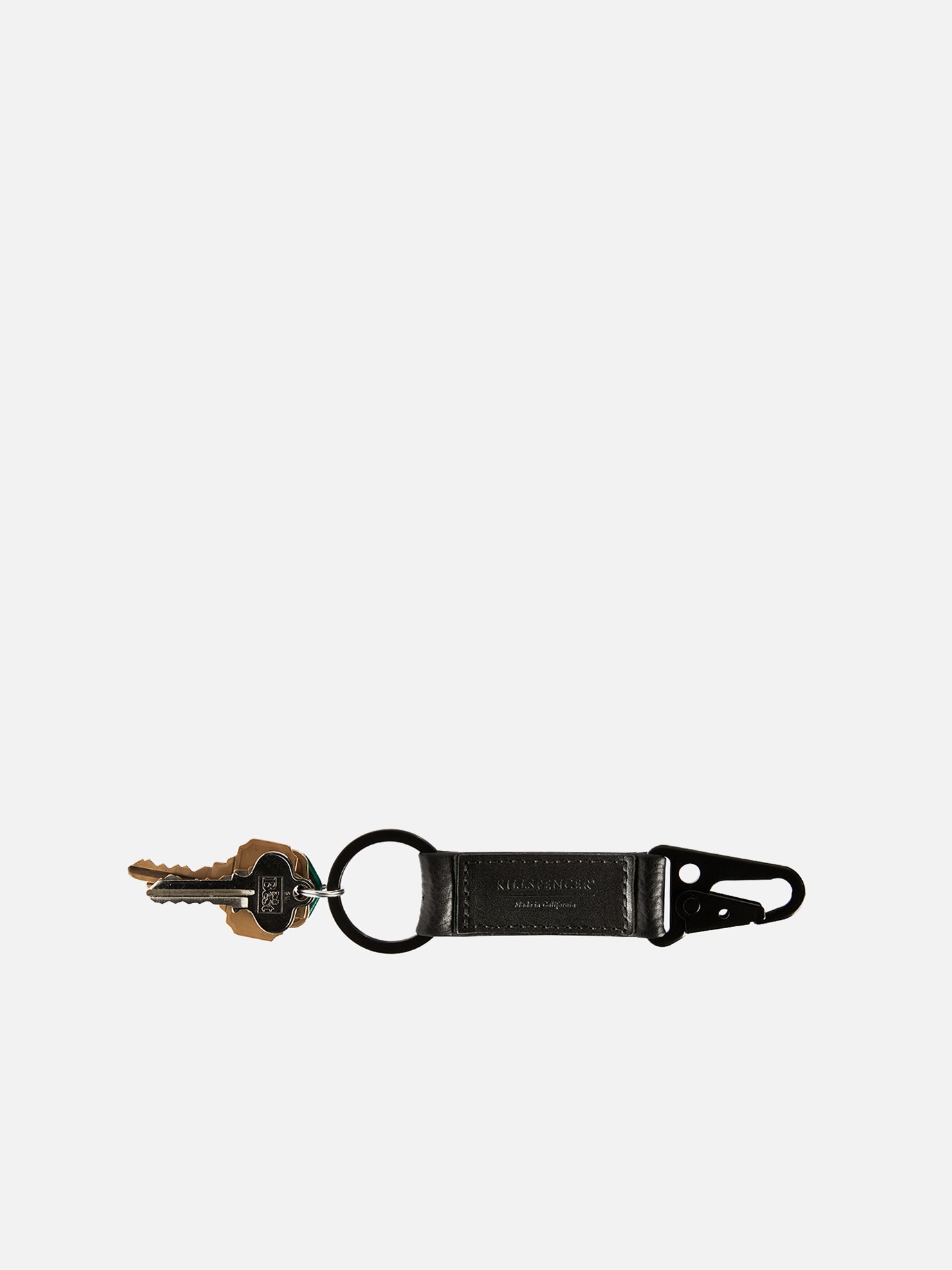 SNAPHOOK KEYCHAIN | KILLSPENCER® - Black Leather