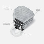 SST FACE MASK | KILLSPENCER® - Apollo Grey SST and Black Leather
