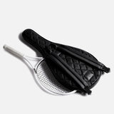 TENNIS RACKET BACKPACK | KILLSPENCER® - Black Quilted Leather