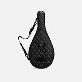 TENNIS RACKET CASE | KILLSPENCER® - Black Quilted Leather