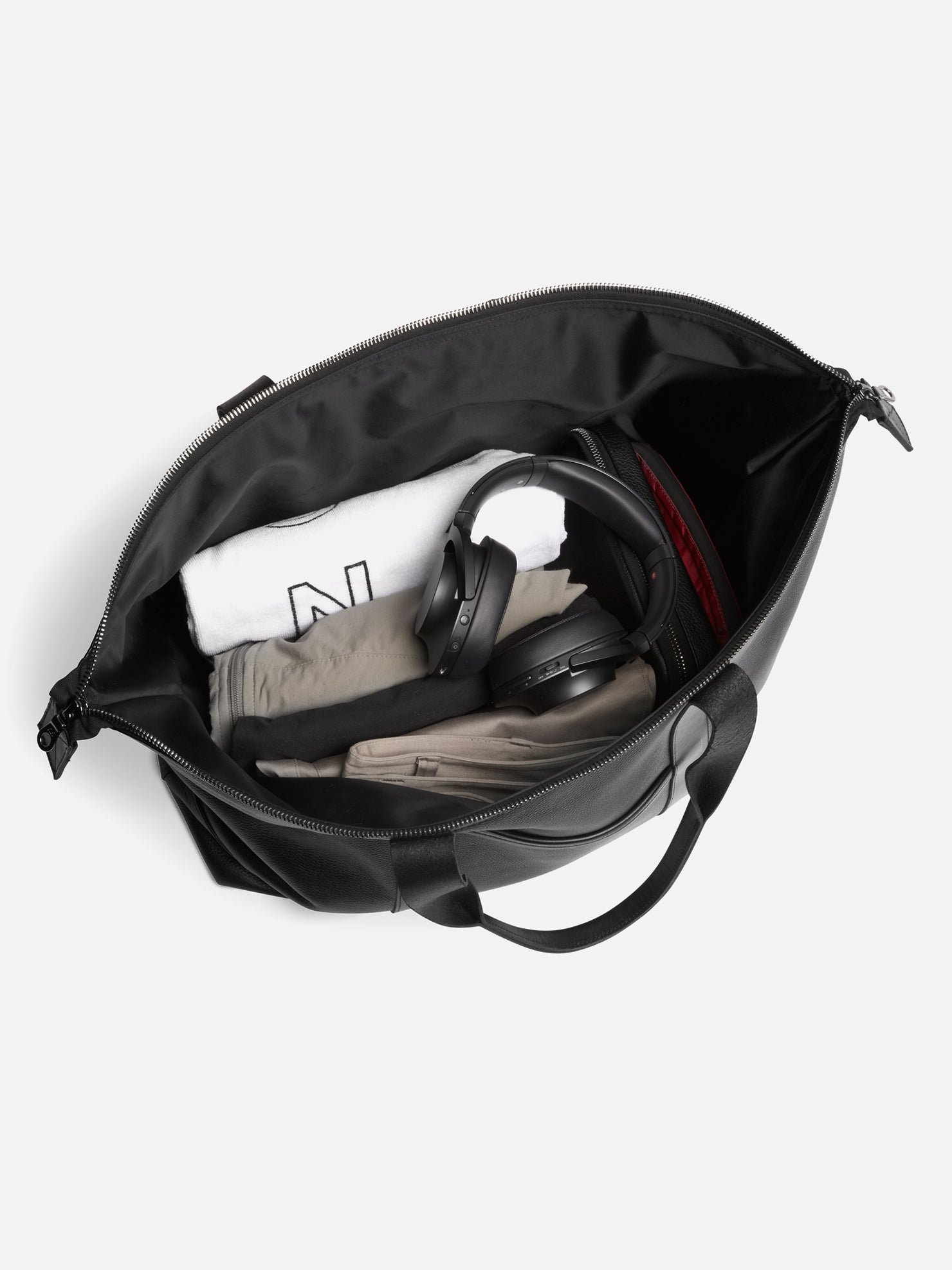 TRAVEL TOTE | KILLSPENCER® - Black Leather
