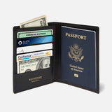 TRAVEL WALLET | KILLSPENCER® - Black Bullhide Leather