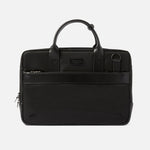 UTILITY ATTACHÉ BRIEFCASE | KILLSPENCER® - Black Italian Nylon and Leather