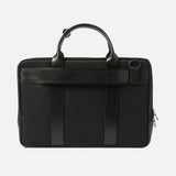 UTILITY ATTACHÉ BRIEFCASE | KILLSPENCER® - Black Italian Nylon and Leather