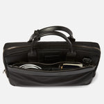 UTILITY ATTACHÉ BRIEFCASE | KILLSPENCER® - Black Italian Nylon and Leather