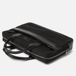 UTILITY ATTACHÉ BRIEFCASE | KILLSPENCER® - Black Italian Nylon and Leather