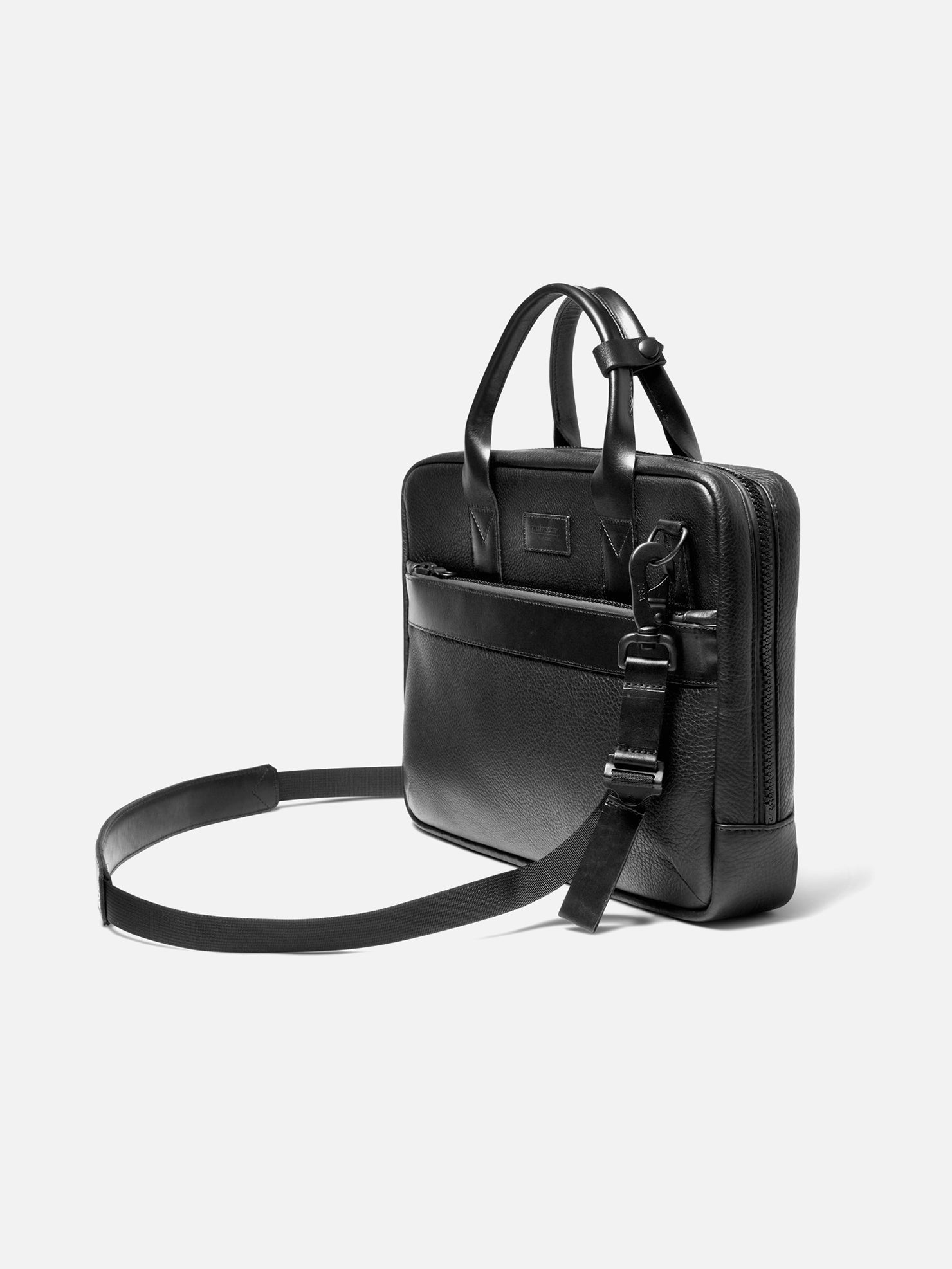 UTILITY ATTACHÉ BRIEFCASE | KILLSPENCER® - Black Leather