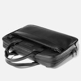 UTILITY ATTACHÉ BRIEFCASE | KILLSPENCER® - Black Leather