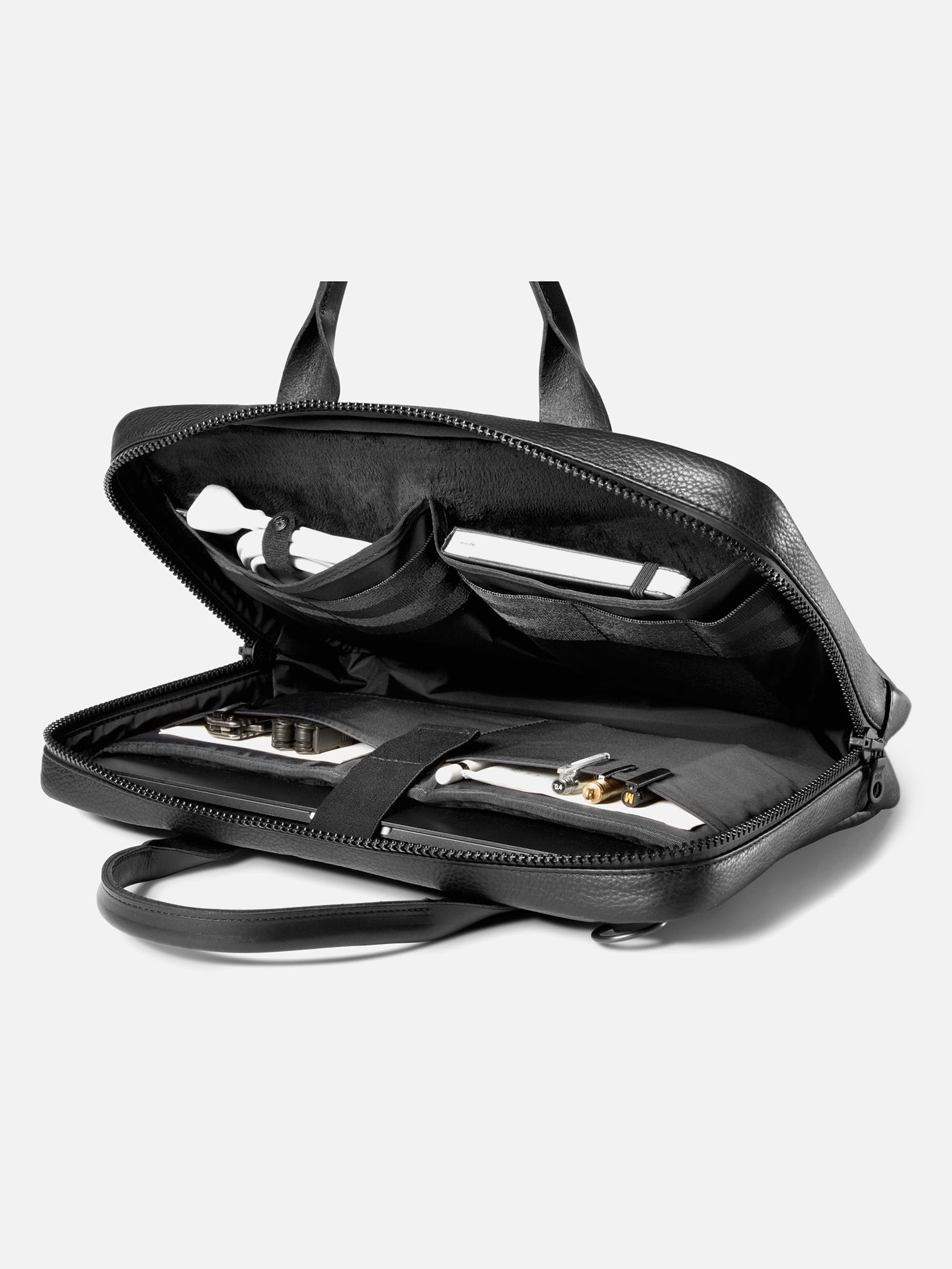 UTILITY ATTACHÉ BRIEFCASE | KILLSPENCER® - Black Leather