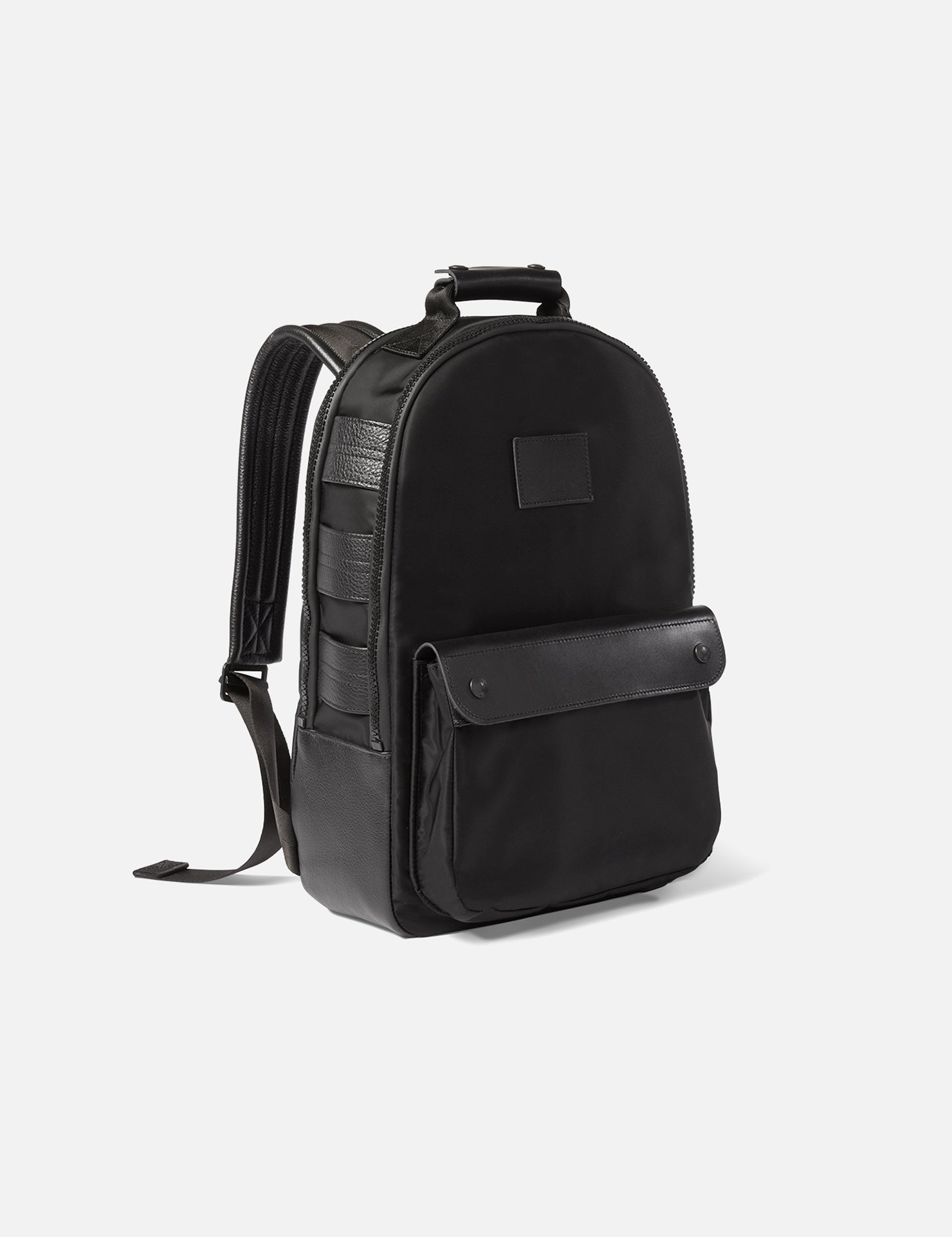 UTILITY BACKPACK | KILLSPENCER® - Black Italian Nylon and Leather