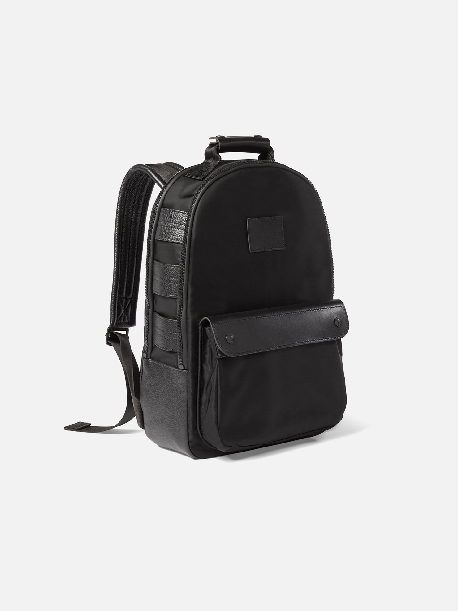 UTILITY BACKPACK | KILLSPENCER® - Black Italian Nylon and Leather
