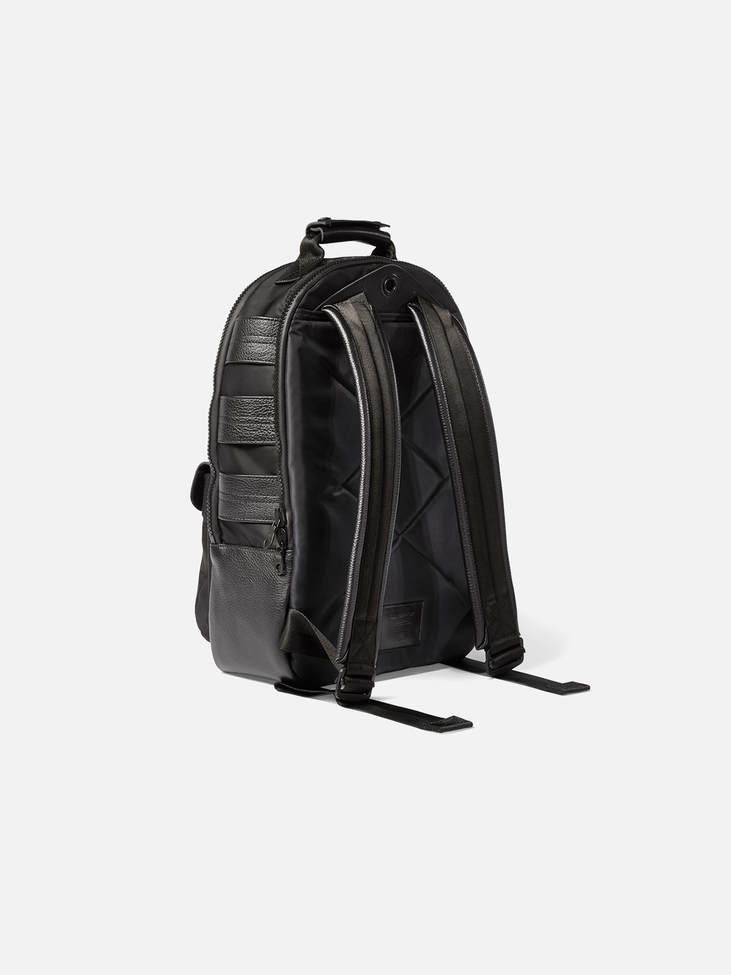 UTILITY BACKPACK | KILLSPENCER® - Black Italian Nylon and Leather