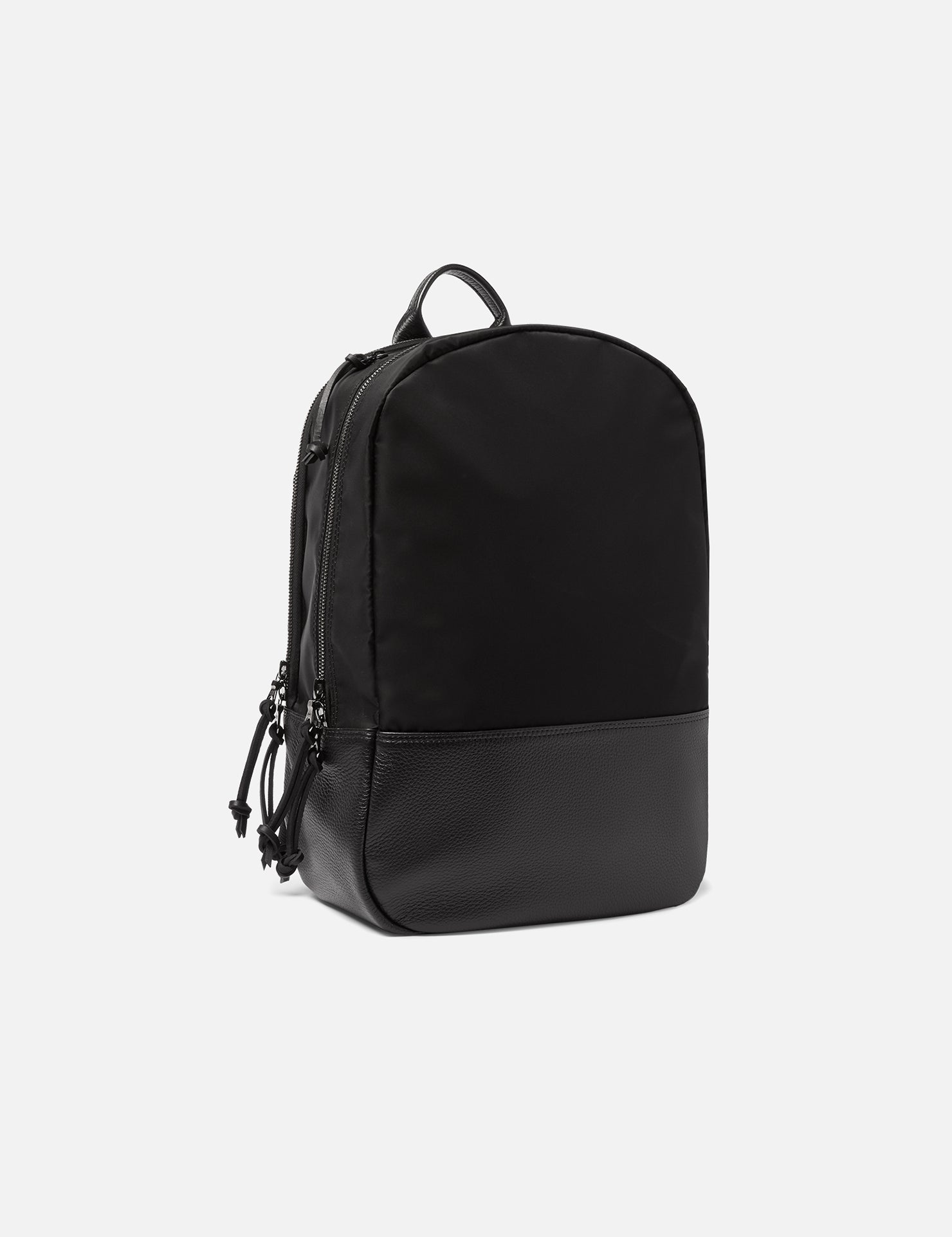 UTILITY DAYPACK | KILLSPENCER® - Black Italian Nylon and Leather