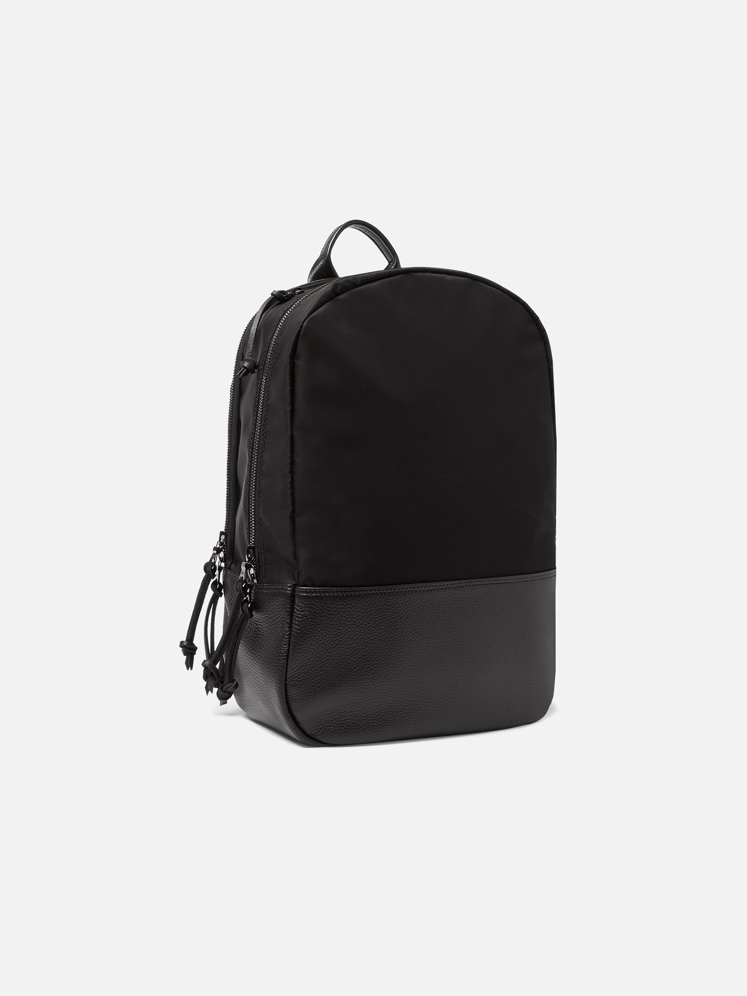 UTILITY DAYPACK | KILLSPENCER® - Black Italian Nylon and Leather