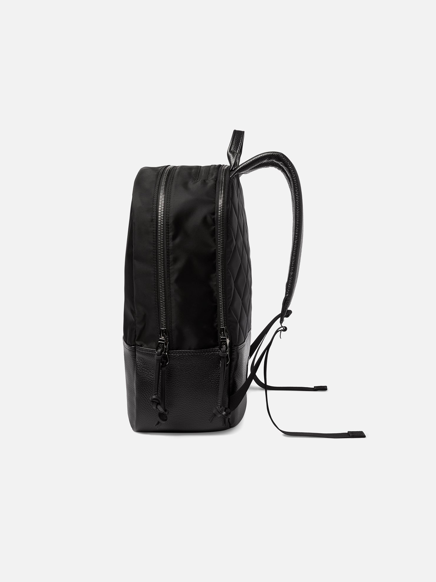 UTILITY DAYPACK | KILLSPENCER® - Black Italian Nylon and Leather