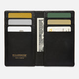 VERTICAL WALLET | KILLSPENCER® - Black Bullhide Leather