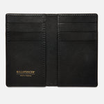 VERTICAL WALLET | KILLSPENCER® - Black Bullhide Leather