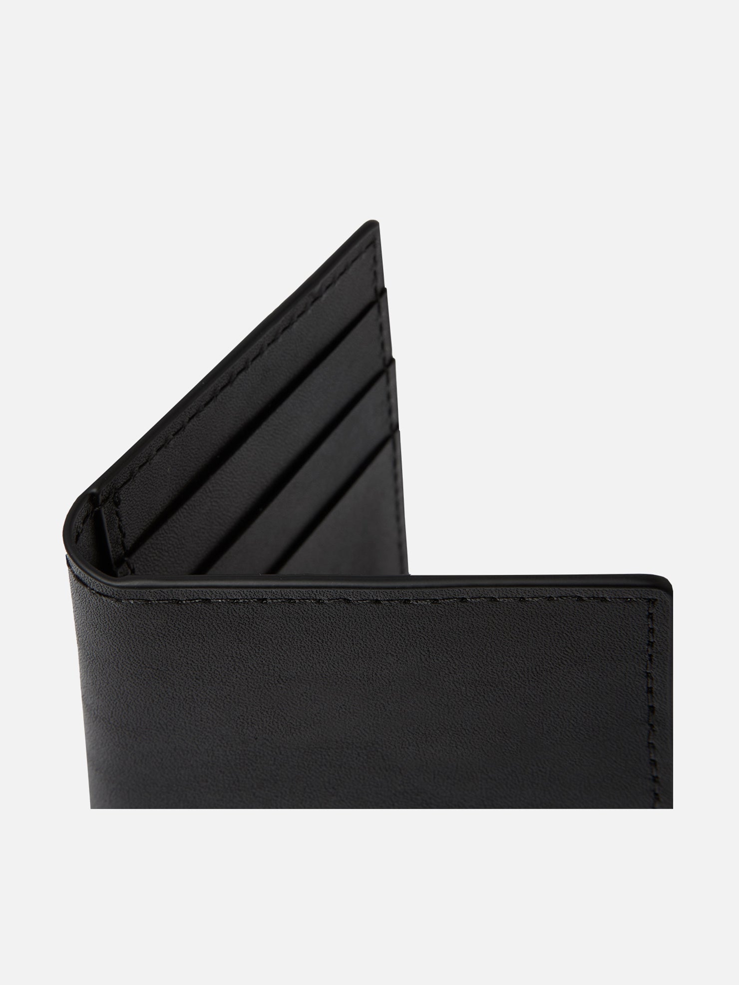 VERTICAL WALLET | KILLSPENCER® - Black Bullhide Leather