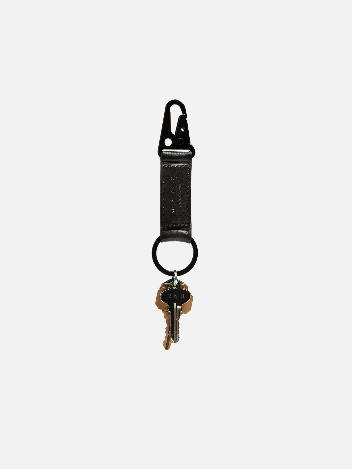 SNAPHOOK KEYCHAIN | KILLSPENCER® - Black Leather