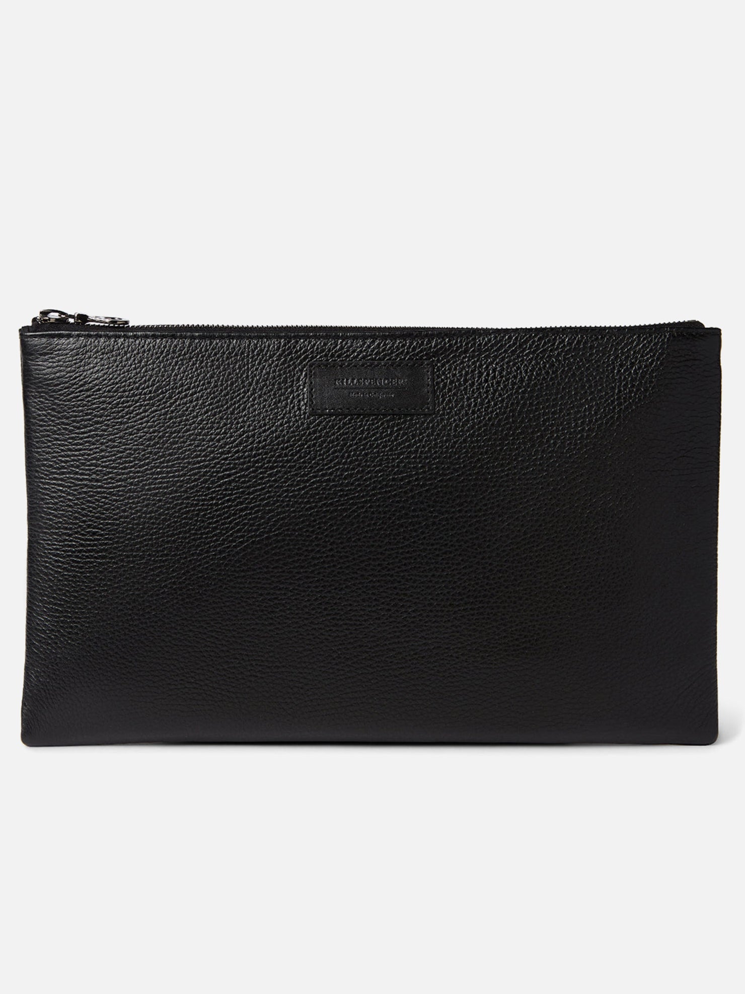 ZIPPERED POUCH | KILLSPENCER® - Black Leather