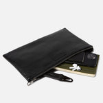 ZIPPERED POUCH | KILLSPENCER® - Black Leather