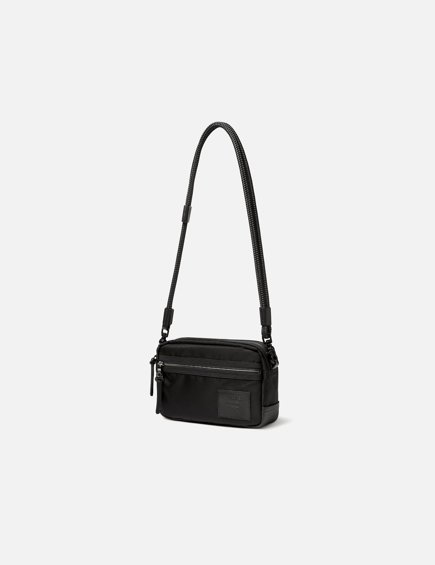 EDC BAG - MEDIUM | KILLSPENCER® - Black Italian Nylon and Leather