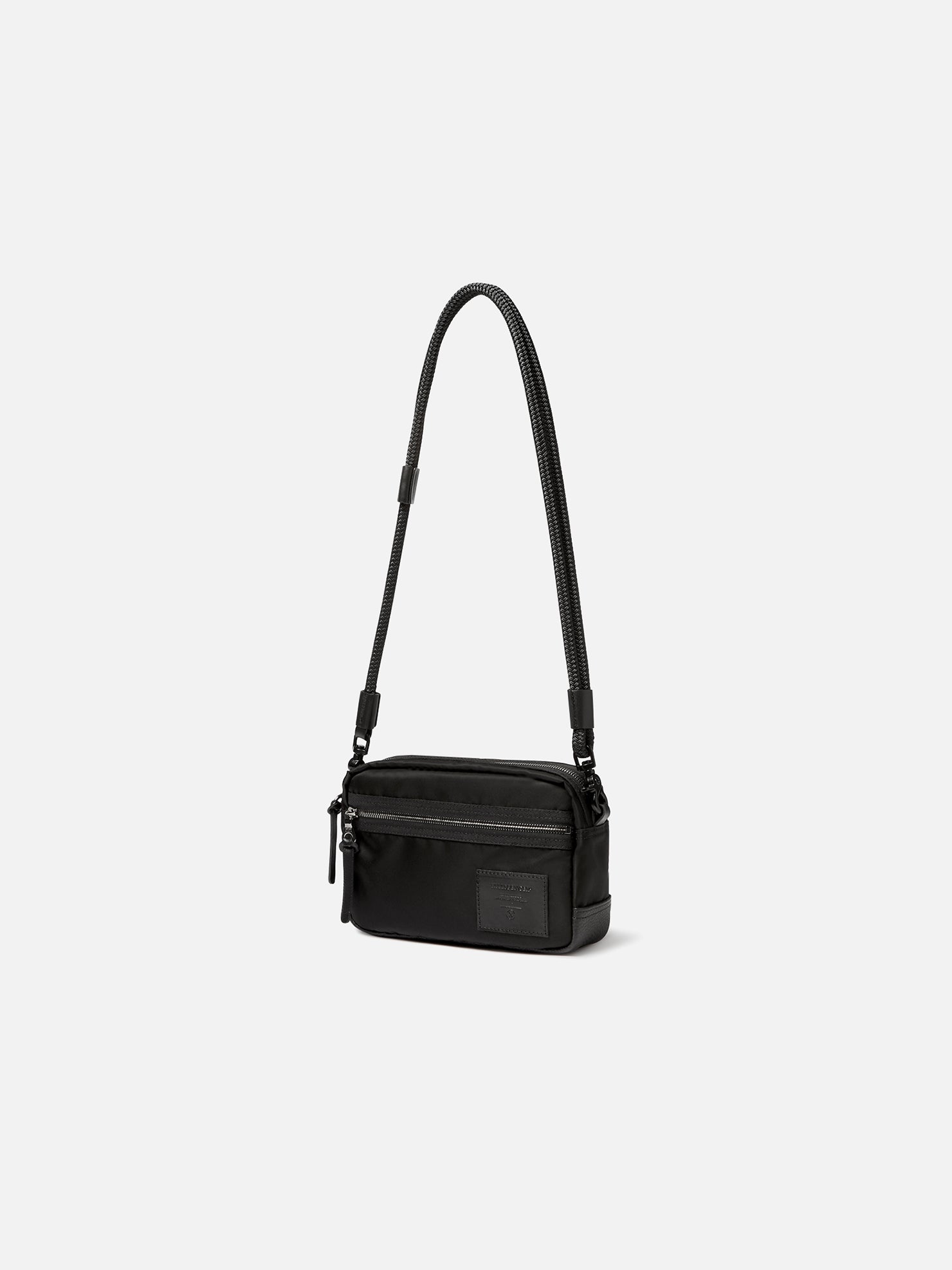 EDC BAG - MEDIUM | KILLSPENCER® - Black Italian Nylon and Leather